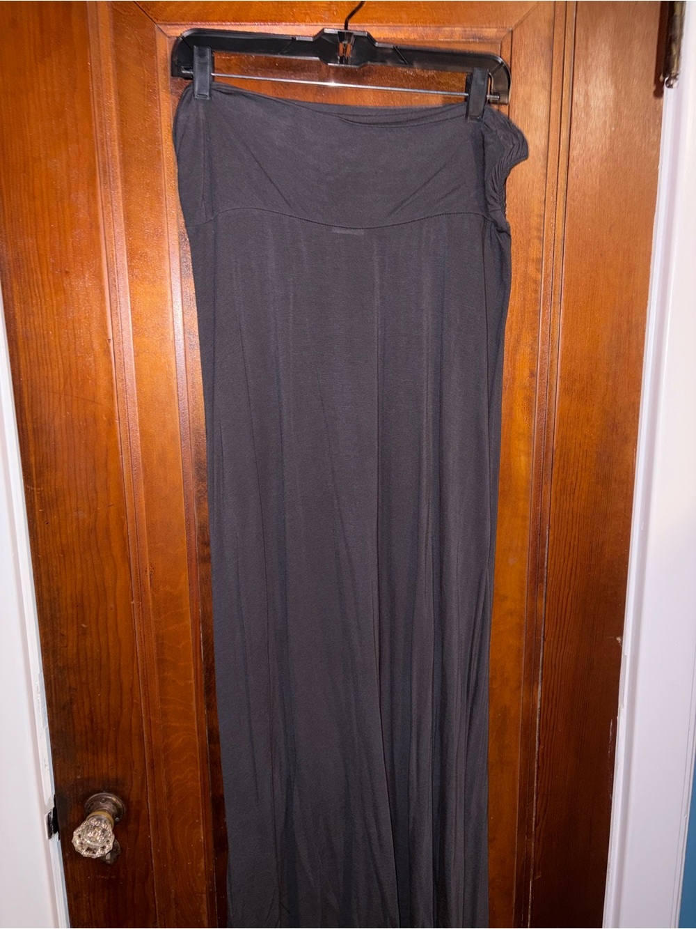 Merona Charcoal Gray Maxi Skirt
